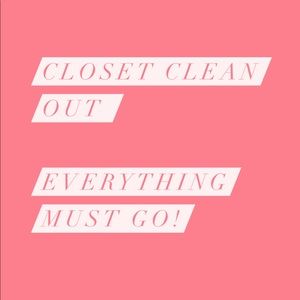 Hello everyone, I’m moving and must sell my entire closet soon!
